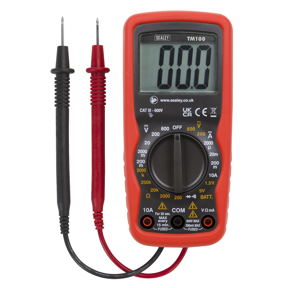 Professional Digital Multimeter - 6-Function TM100