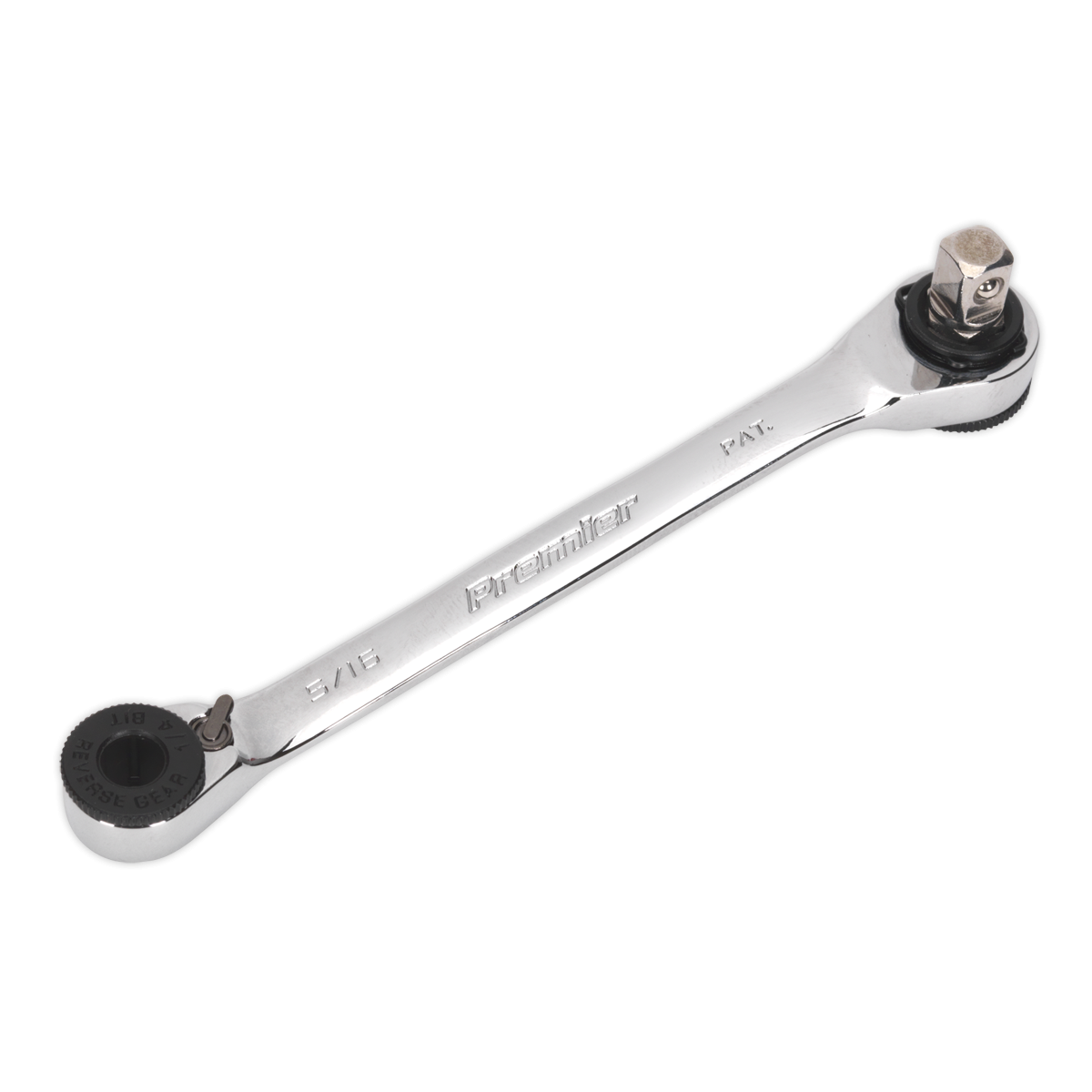 Ratchet Spanner 1/4"Hex x 5/16"Hex Drive with 1/4"Sq Drive Adaptor AK6967