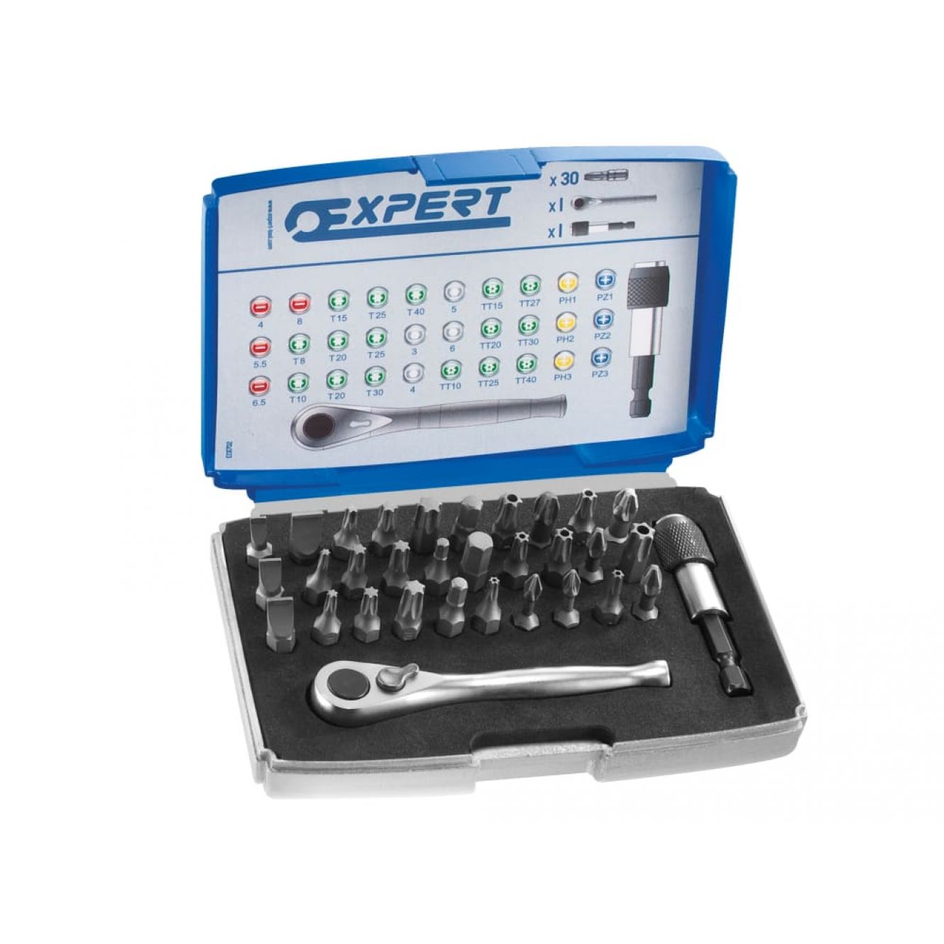 E131702 1/4in Bit Set, 32 Piece BRIE131702B