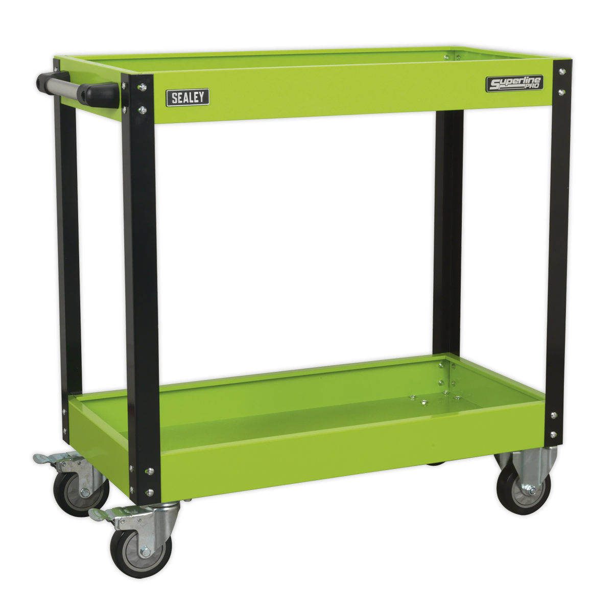 Workshop Trolley 2-Level Heavy-Duty - Hi-Vis Green CX109HV