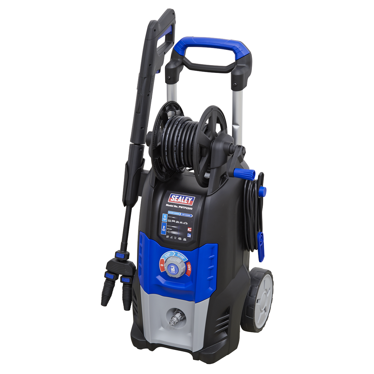 Pressure Washer 150bar 810L/hr Twin Pump with TSS & Rotablast® Nozzle PWTF2200