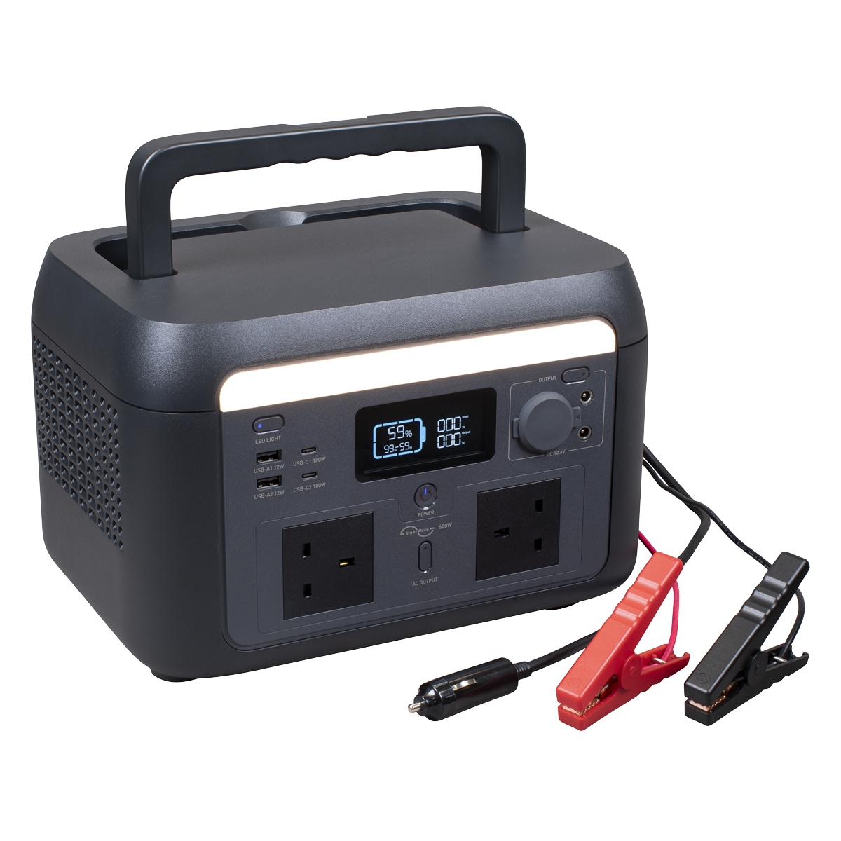 Dellonda Portable Power Station 600W DL161