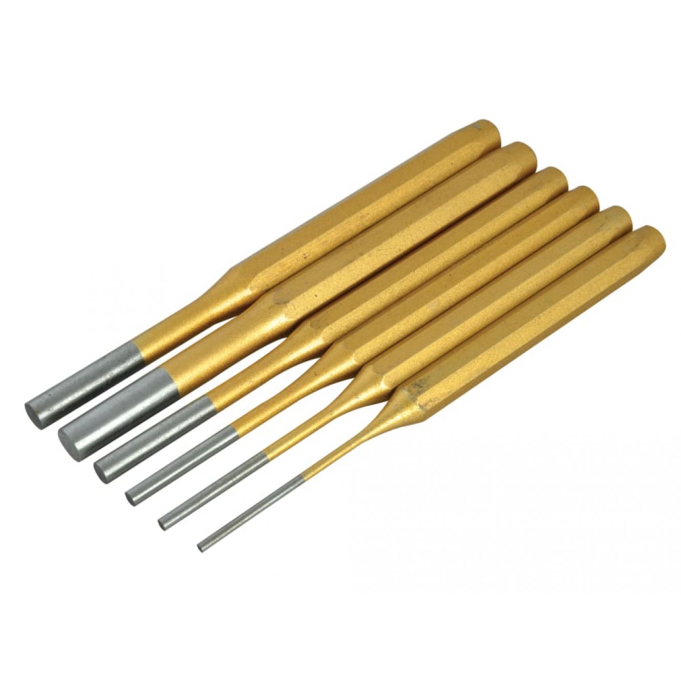 Gold Pin Punch Set 6 Piece B/S22449