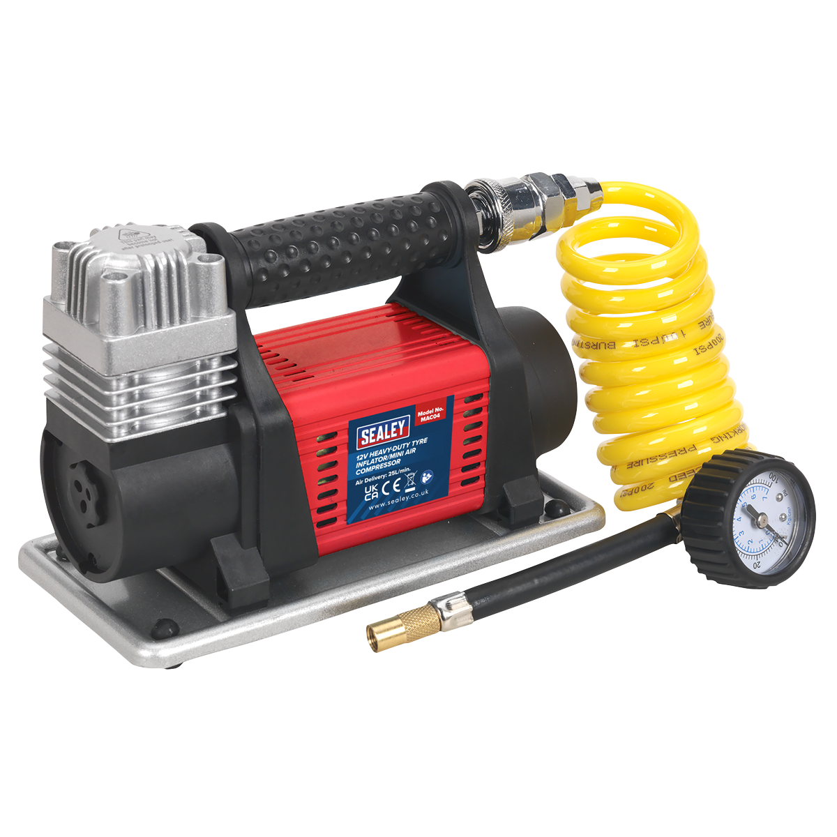 Tyre Inflator/Mini Air Compressor 12V Heavy-Duty MAC04