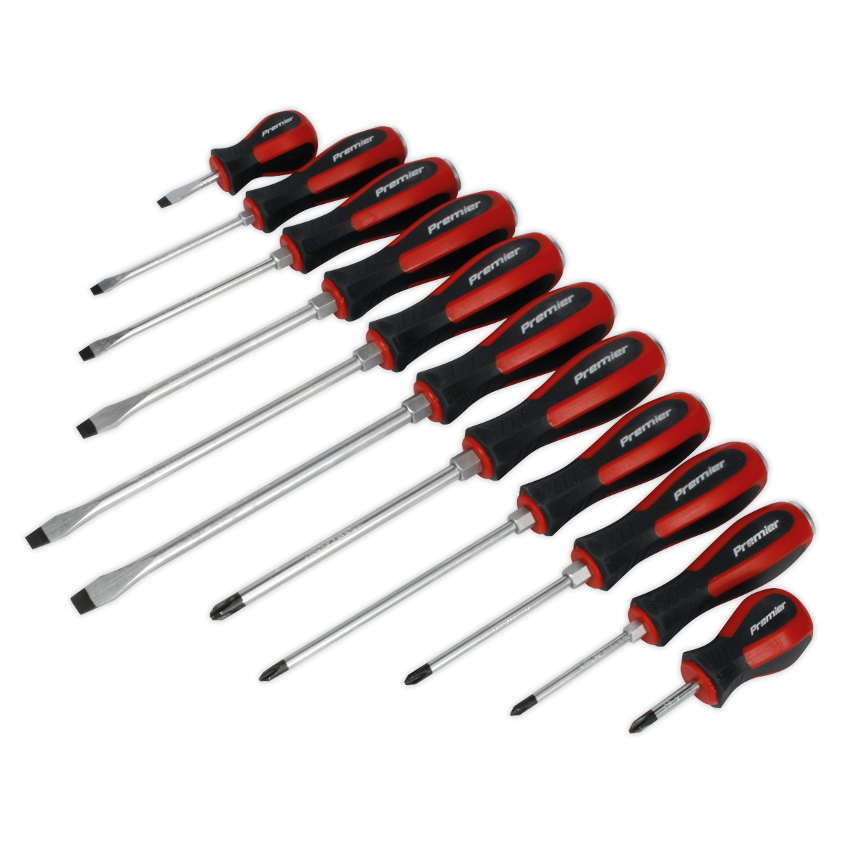Screwdriver Set 11pc Hammer-Thru AK4933