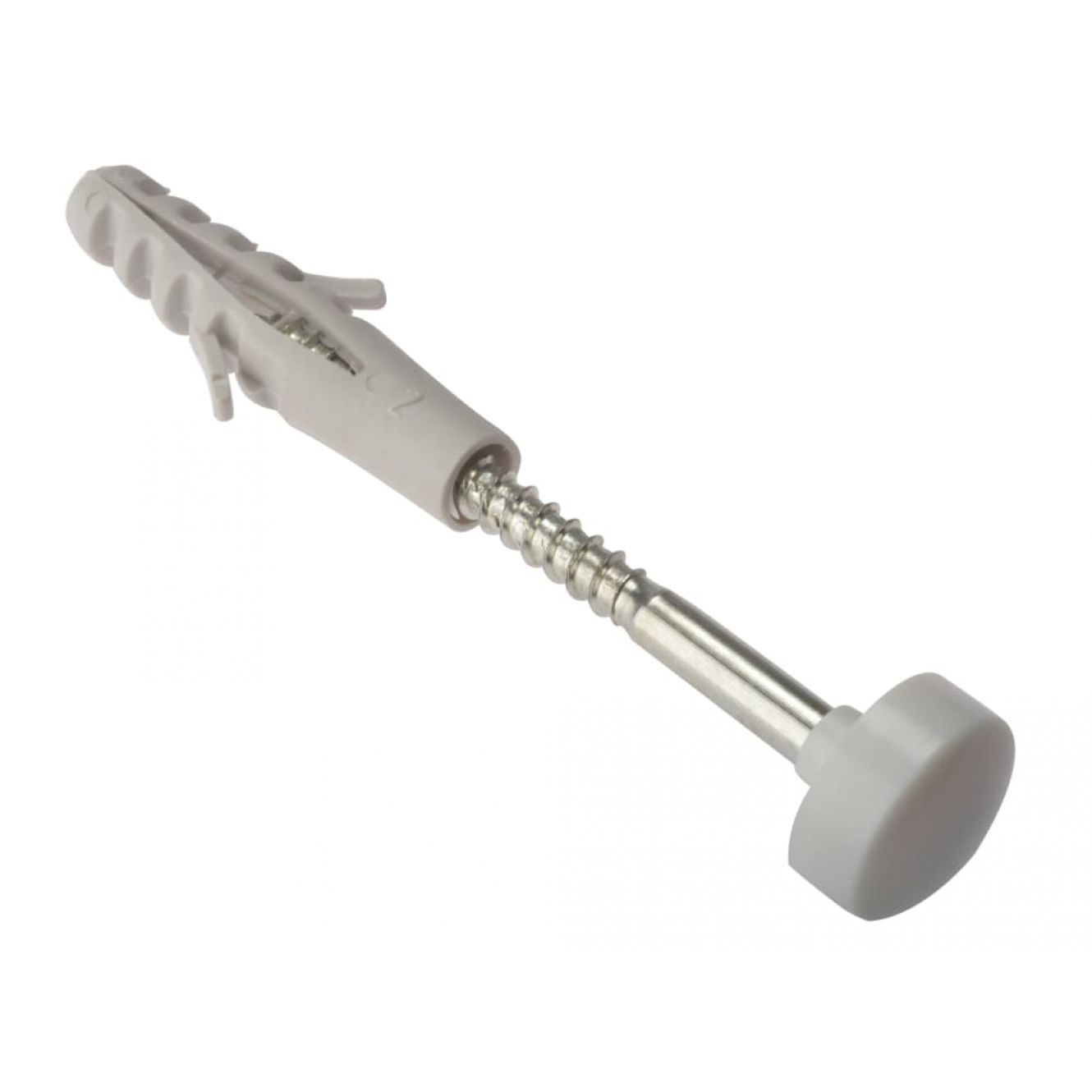 W.C. Fixing Kit White Cap M6 x 80mm (1 Pair) FORWCFK680