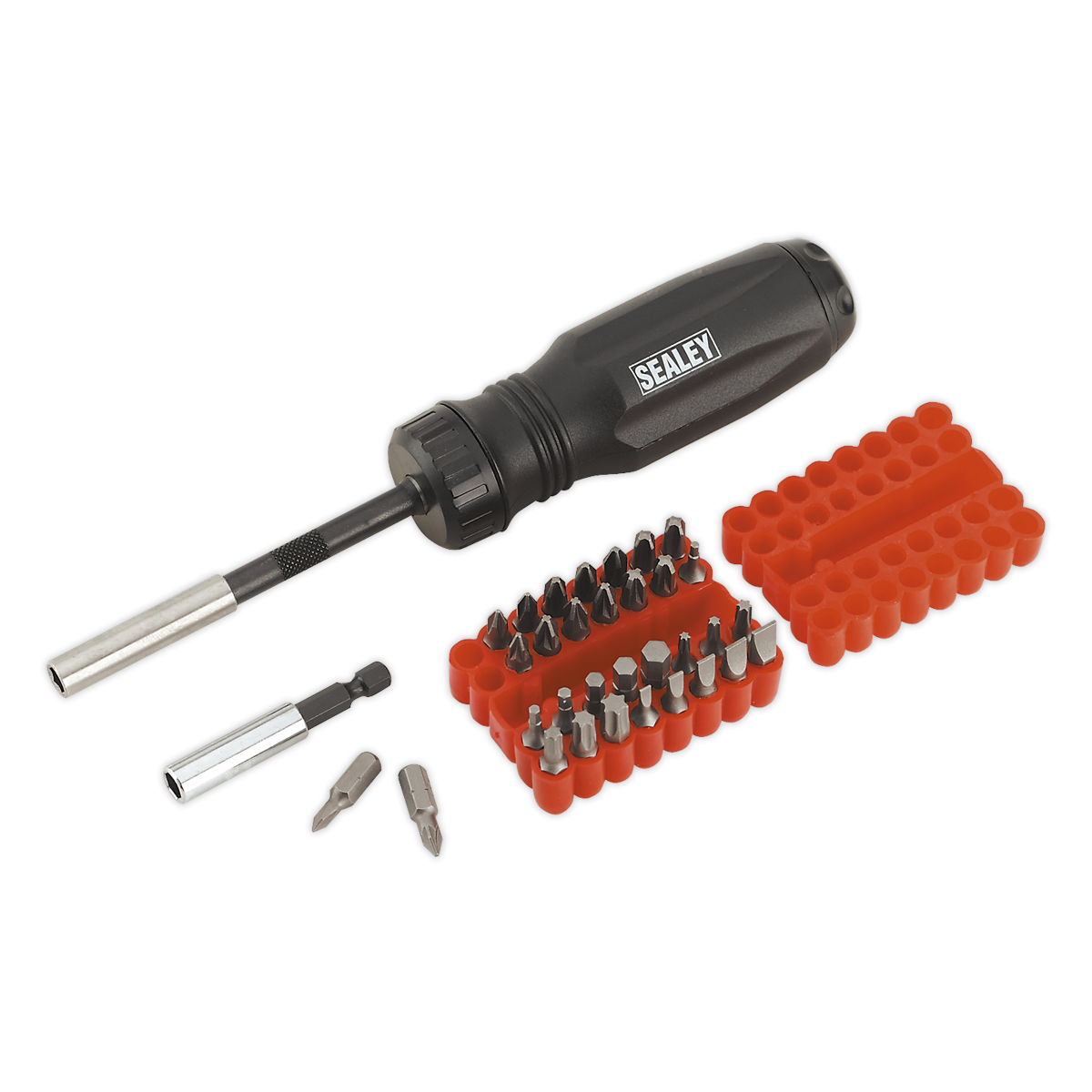 Gearless Ratchet Screwdriver Set 34pc AK6498