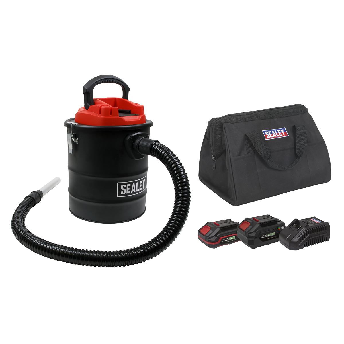 Handheld Ash Vacuum Cleaner 20V SV20 Series 15L Kit - 2 Batteries CP20VAVKIT