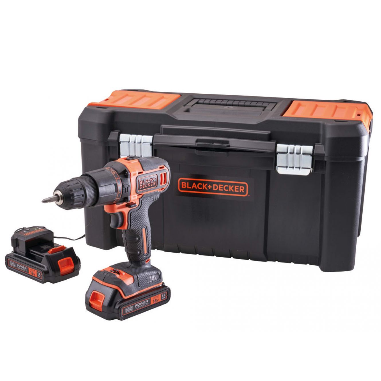 BCD700S2KA Combi Drill 18V 2 x 1.5Ah Li-ion B/DBCD700S2