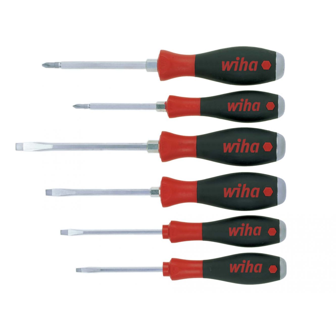 SoftFinish® SL/PH Hex Blade Screwdriver Set, 7 Piece WHA21250