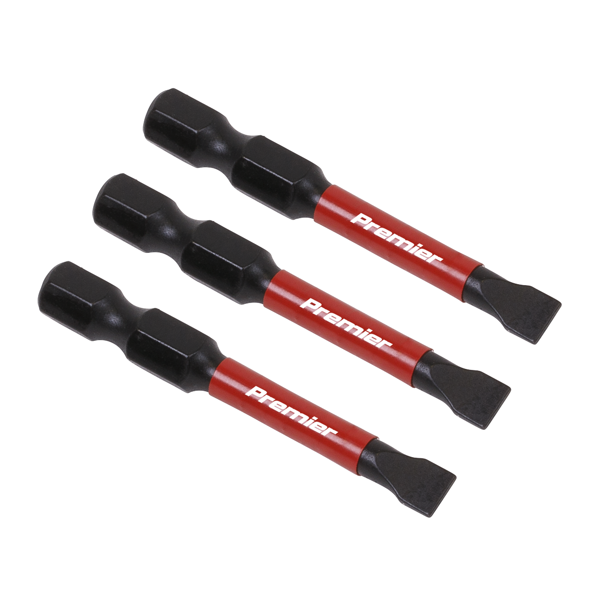 Slotted 5.5mm Impact Power Tool Bits 50mm - 3pc AK8227