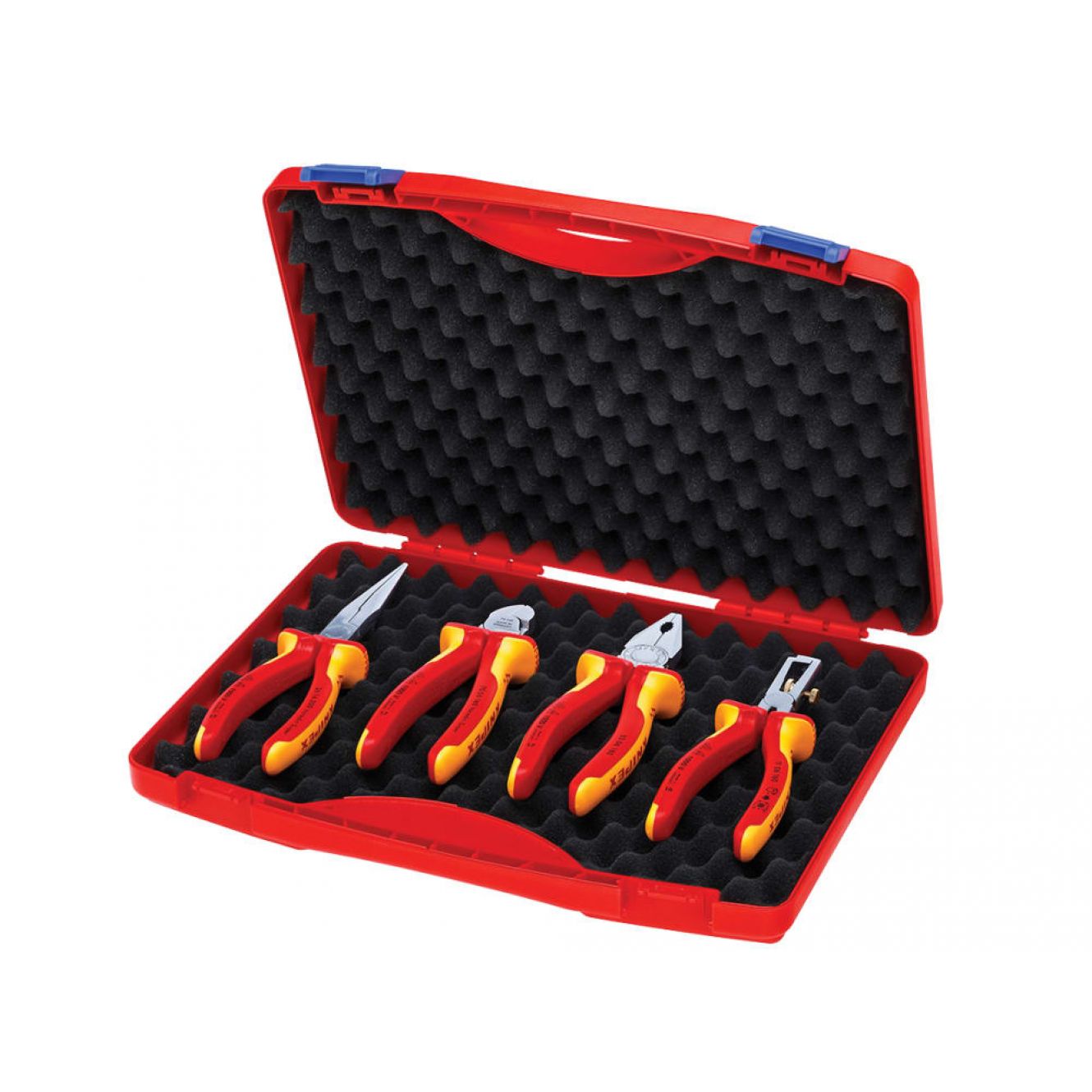 VDE Pliers Set in Case, 4 Piece KPX002015
