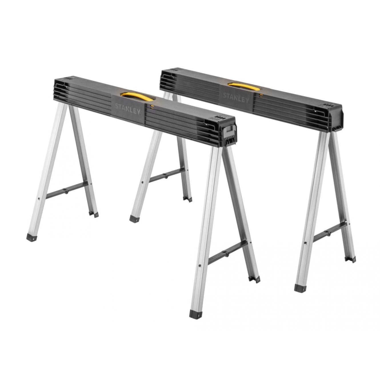 Folding Metal Leg Sawhorses (Twin Pack) STA197475