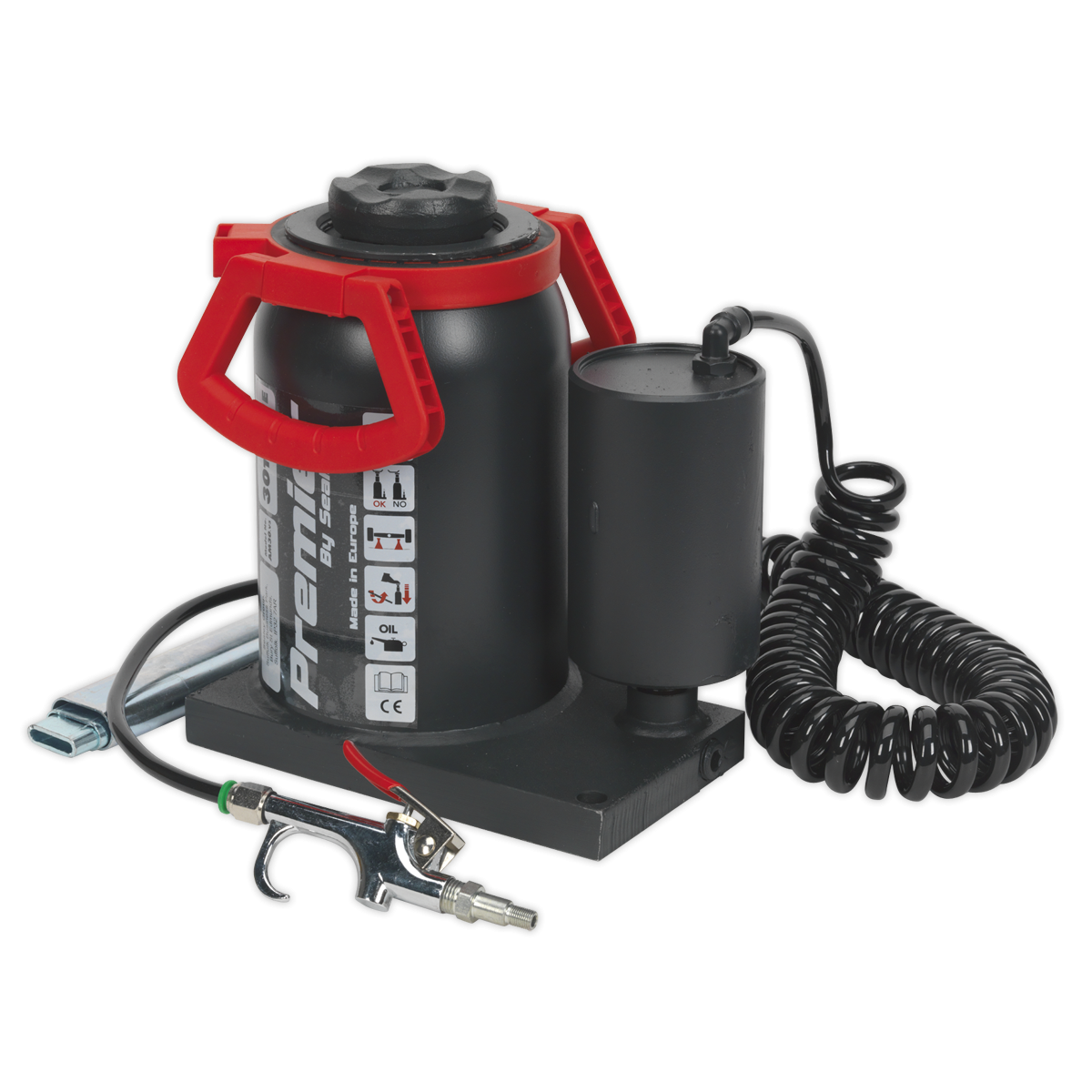 Bottle Jack 30 Tonne Manual/Air Hydraulic AM30