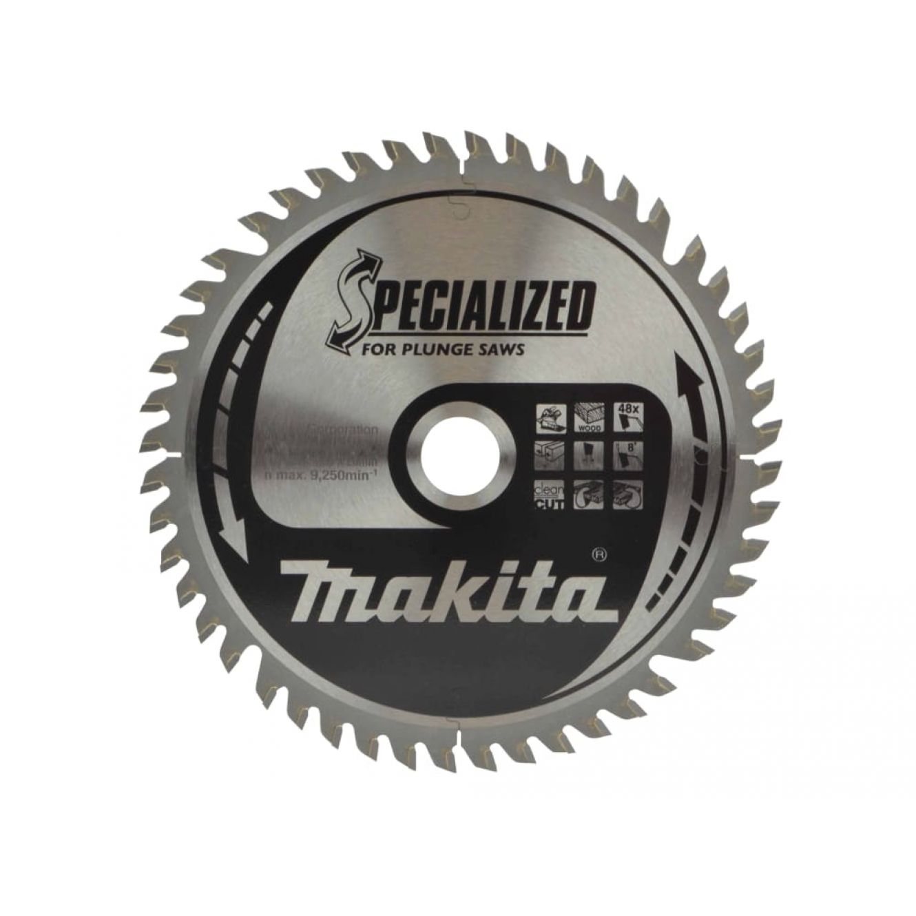 B-09298 Specialized Plunge Saw Blade 165 x 20mm x 48T MAKB09298