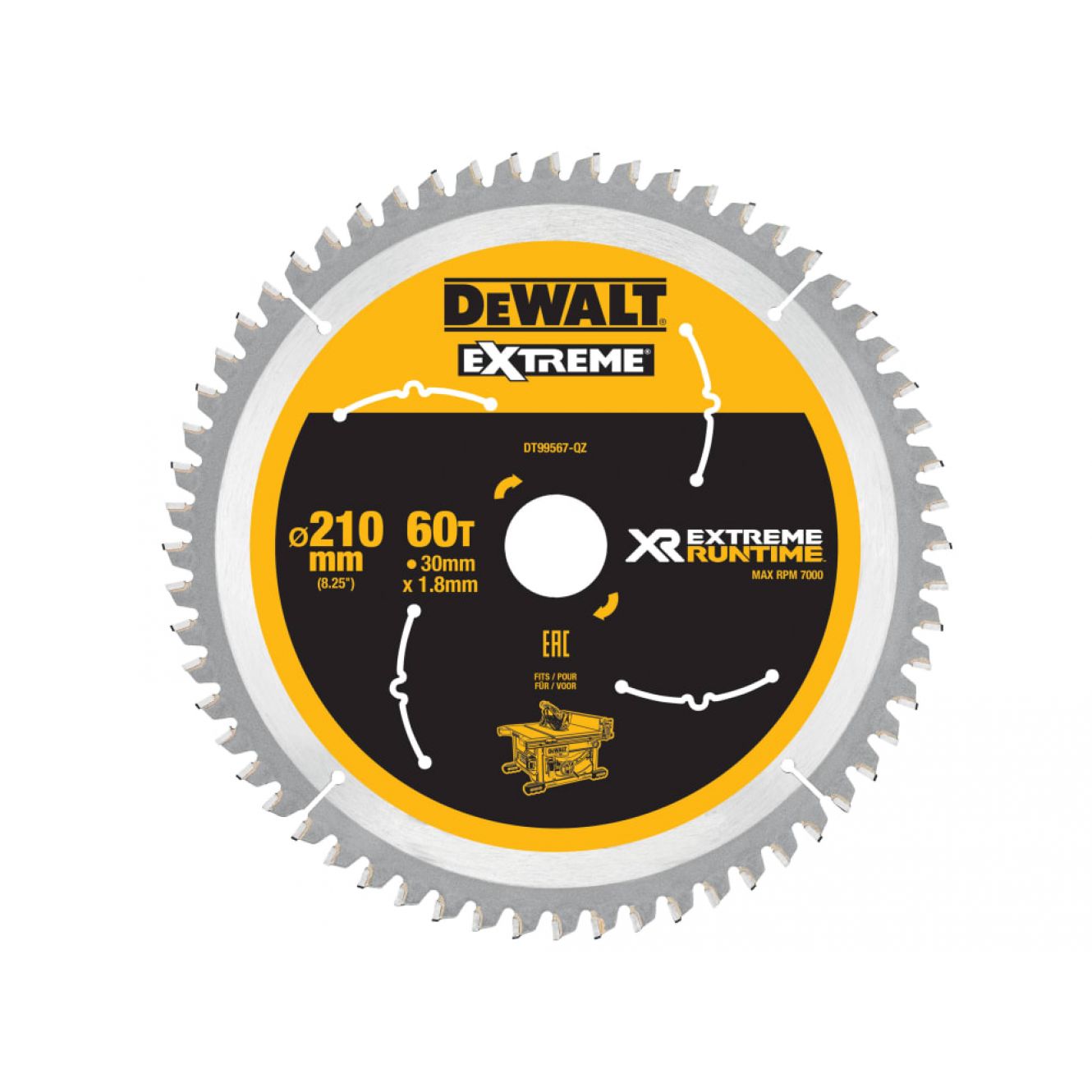 XR FlexVolt Table Saw Blade