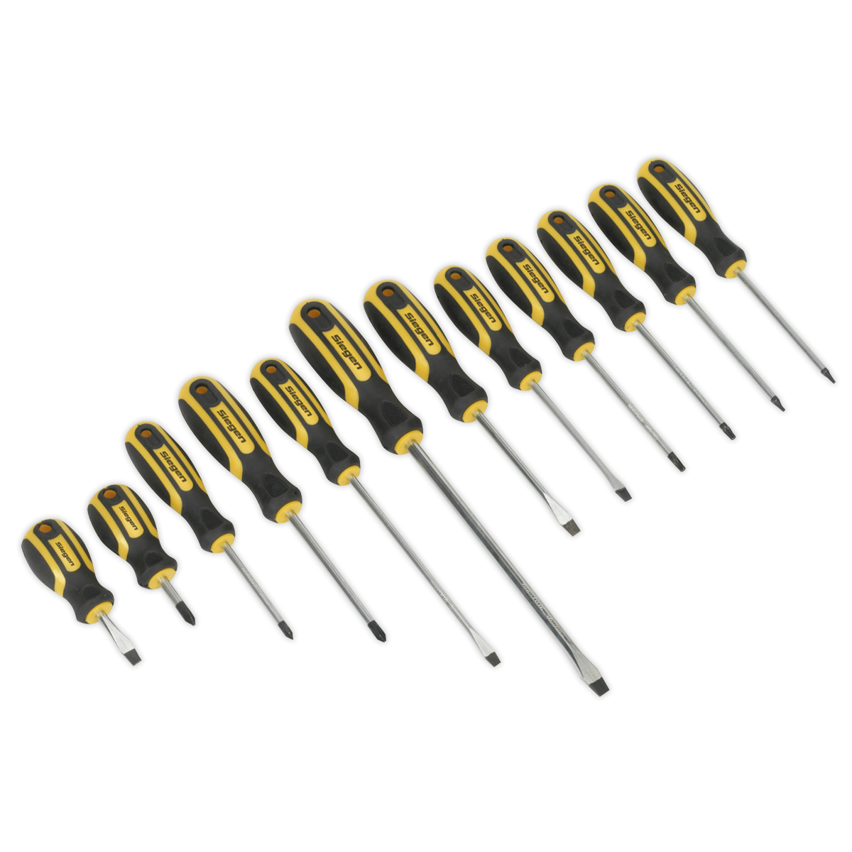 Soft Grip Screwdriver Set 12pc S0616