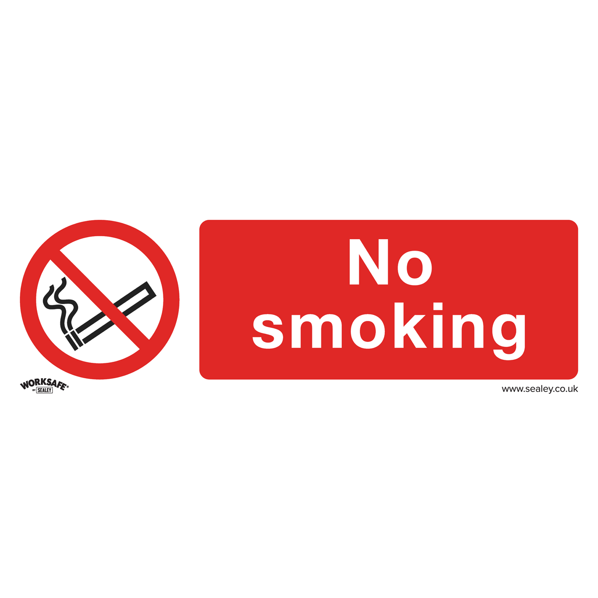 Prohibition Safety Sign - No Smoking - Self-Adhesive Vinyl SS13V1