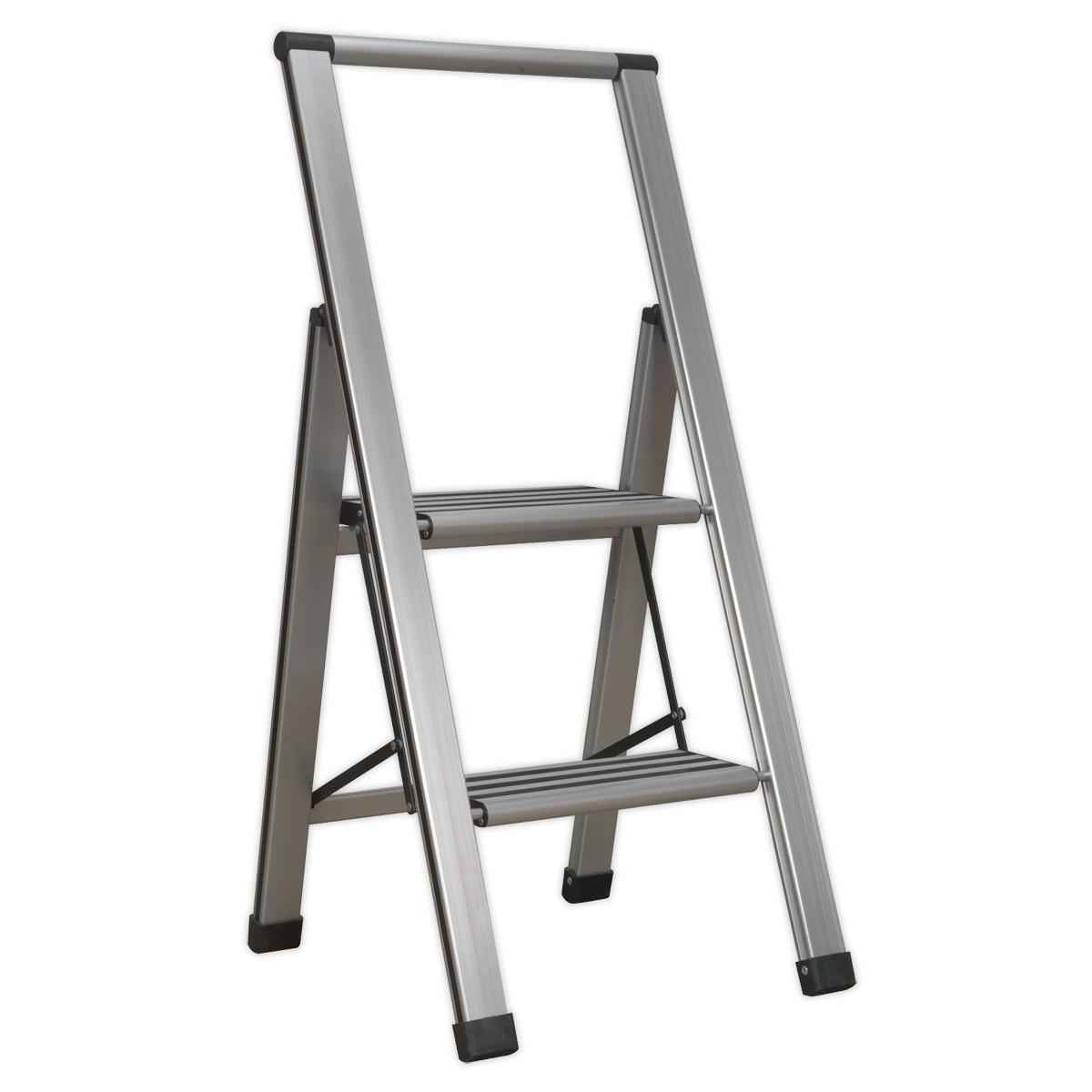 Aluminium Professional Folding Step Ladder 2-Step 150kg Capacity APSL2