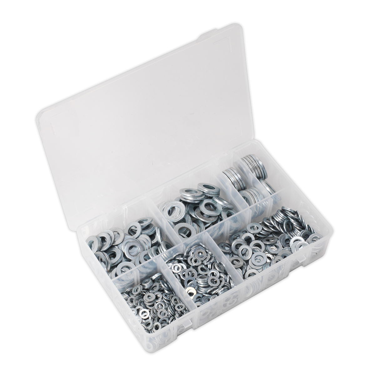 Flat Washer Assortment 1070pc M5-M16 Form A Metric AB055WA