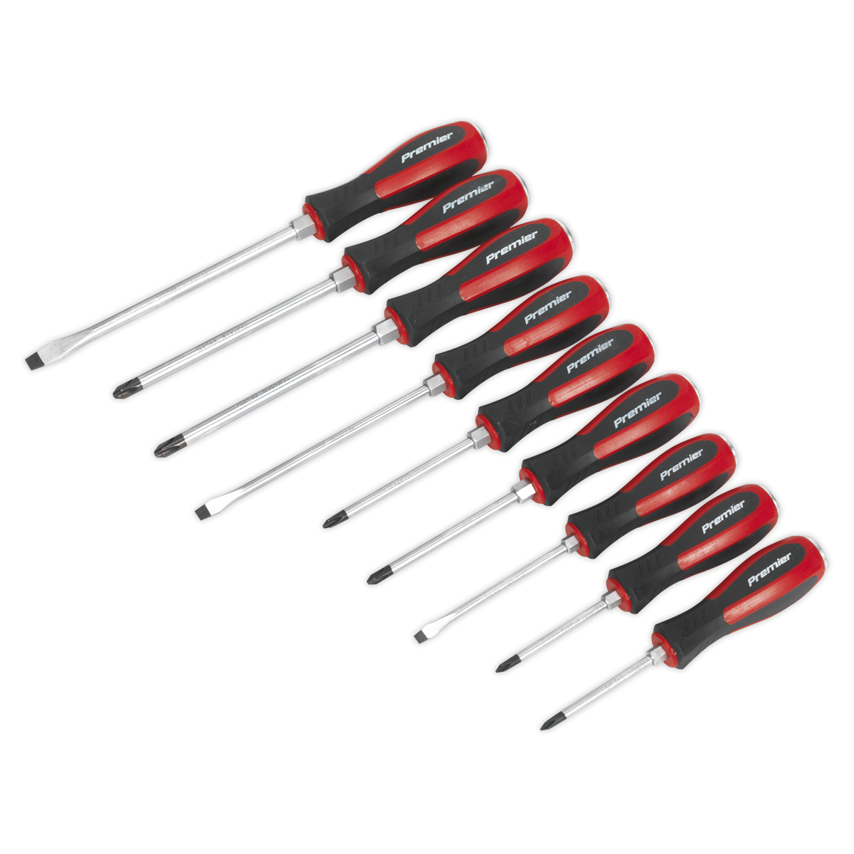 Screwdriver Set 9pc Hammer-Thru AK4934
