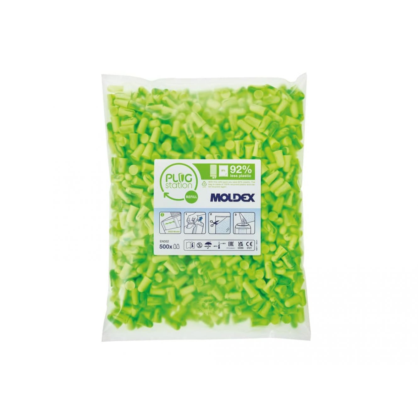 Pura-Fit® PlugStation 500 Refill SNR 36 dB (500 Pairs) MOL776001