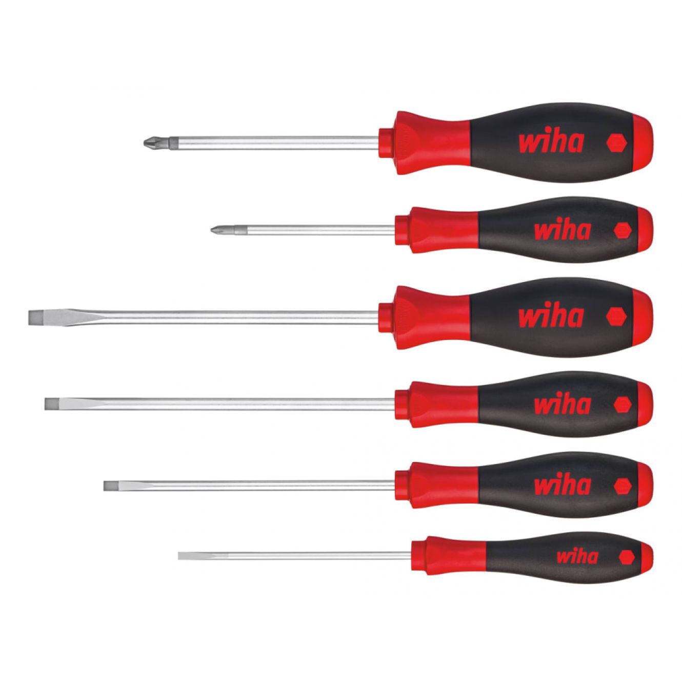 SoftFinish® SL/PH Screwdriver Set, 6 Piece WHA07152