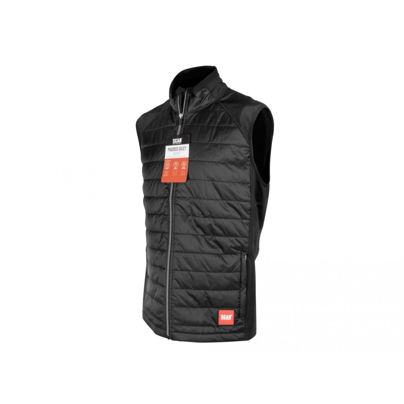 Padded Gilet with Stretch Back
