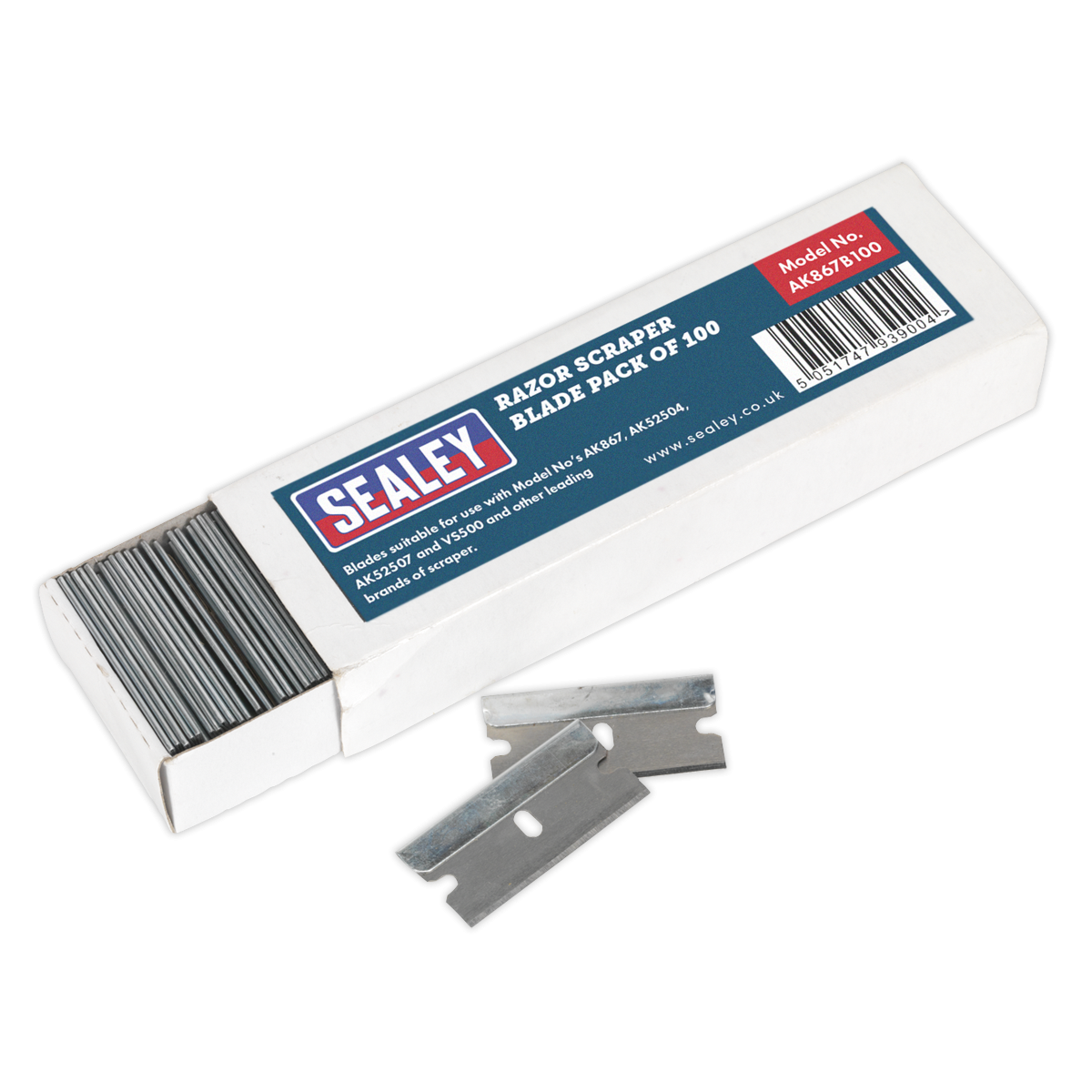 Razor Scraper Blade Pack of 100 AK867B100