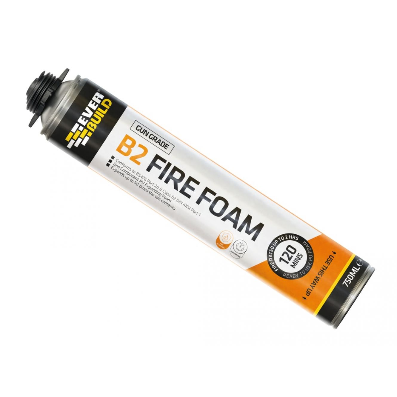 Fire Foam B2 Gun Grade Aerosol 750ml EVBB2FIREGUN