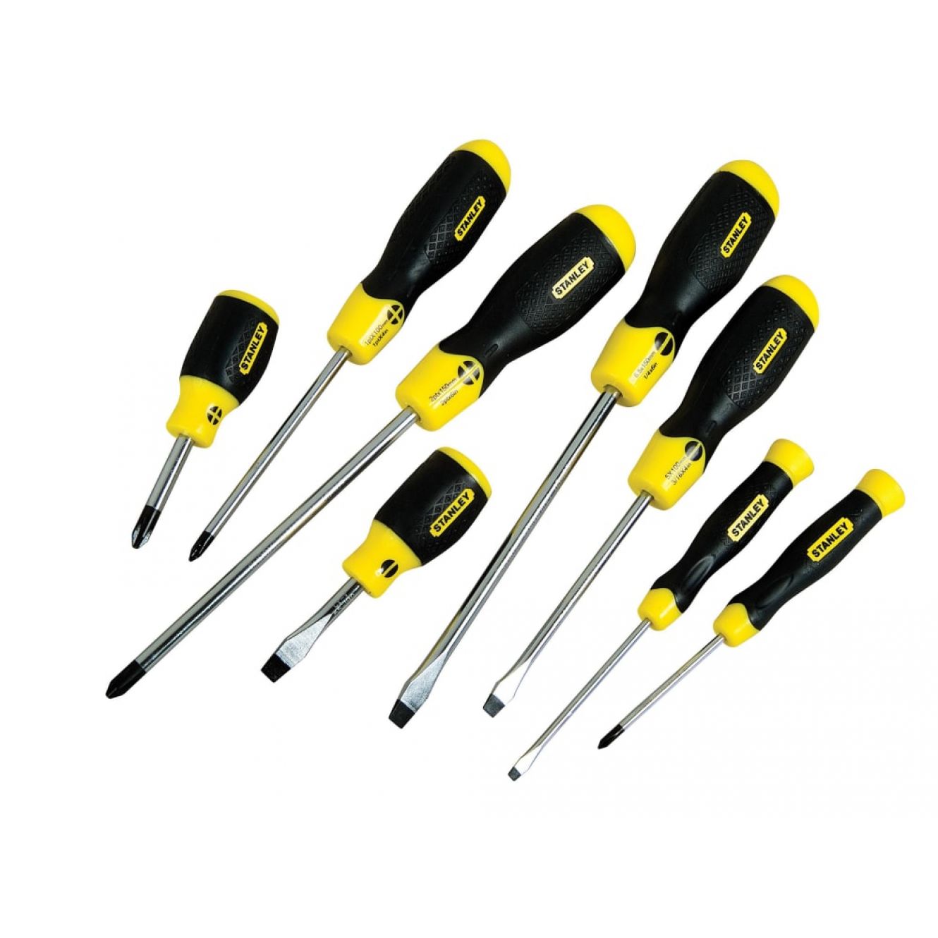 Cushion Grip Screwdriver Set, 8 Piece STA065011