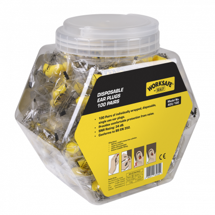 Ear Plugs Disposable - 100 Pairs 403/100
