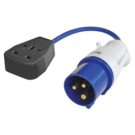 Fly Lead 240V 3-Pin Plug to 240V 3-Pin Socket & 35cm Lead FPPFLYLEAD