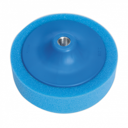 Buffing & Polishing Foam Head Ø150 x 50mm 5/8"UNC Blue/Medium PTC/CH/5/8-B