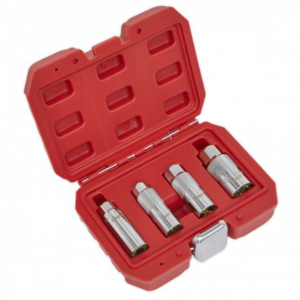 Magnetic Spark Plug Socket Set 4pc 3/8"Sq Drive AK65561