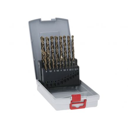 HSS-Cobalt ProBox Metal Drill Bit Set, 19 Piece BPA608587014