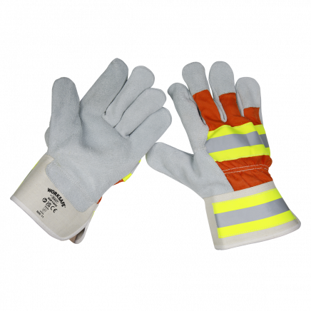 Reflective Rigger's Gloves Pack of 6 Pairs SSP14HV/6