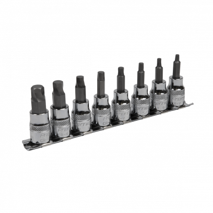 Hex Socket Bit Set Lock-On™ 8pc 3/8"Sq Drive - Imperial AK65603