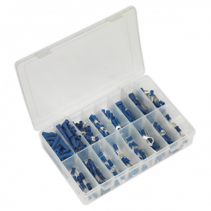 Crimp Terminal Assortment 280pc Blue AB040BT