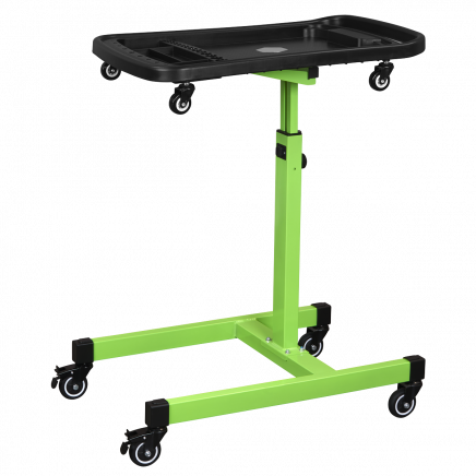 Adjustable-Height Mobile Workstation with Removeable Top Tray AP201