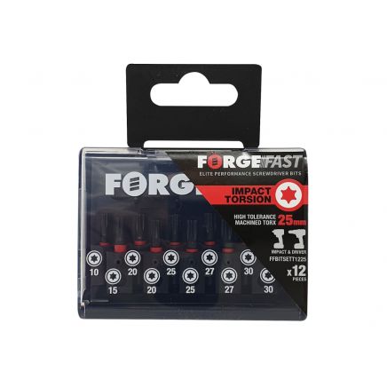 ForgeFast TORX® Compatible Impact Bit Set, 12 Piece FORFFBST12