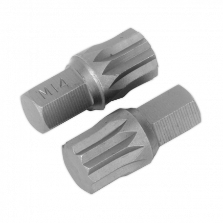 Spline Bit M14 x 30mm Pack of 2 AK5532