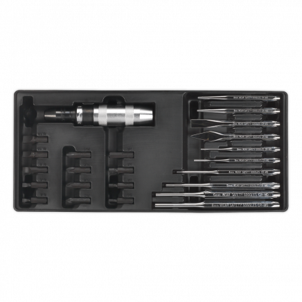 Tool Tray with Punch & Impact Driver Set 25pc TBT18