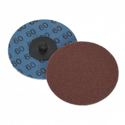 Quick-Change Sanding Disc Ø75mm 60Grit Pack of 10 PTCQC7560