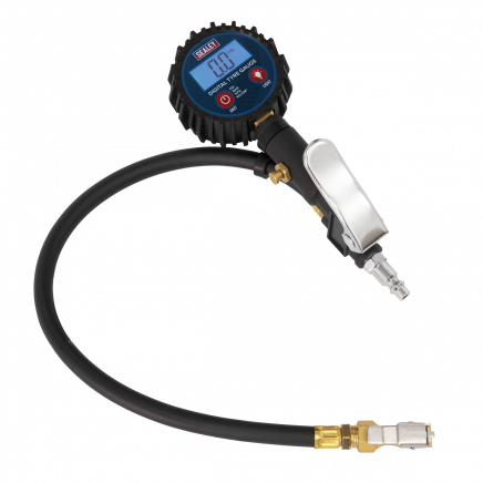 Digital Tyre Inflator with Clip-On Connector SA400
