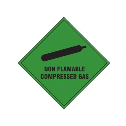 Non Flammable Compressed Gas SAV - 100 x 100mm SCA1870S