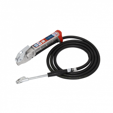 Tyre Inflator 2.5m Hose with Twin Clip-On Connector SA37/95