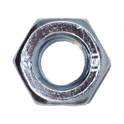 Hexagon Full Nut, Zinc Plated