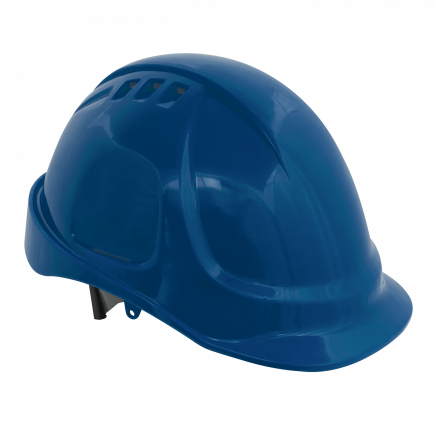 Safety Helmet - Vented (Blue) 502B