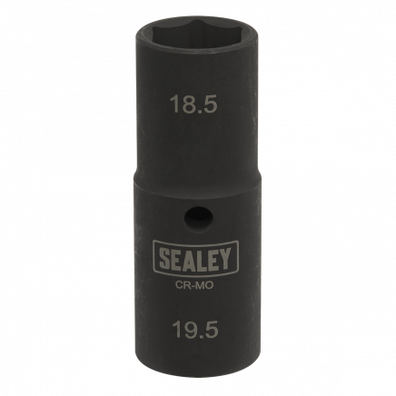 Impact Socket 1/2"Sq Drive Double Ended 18.5-19.5mm SX1819